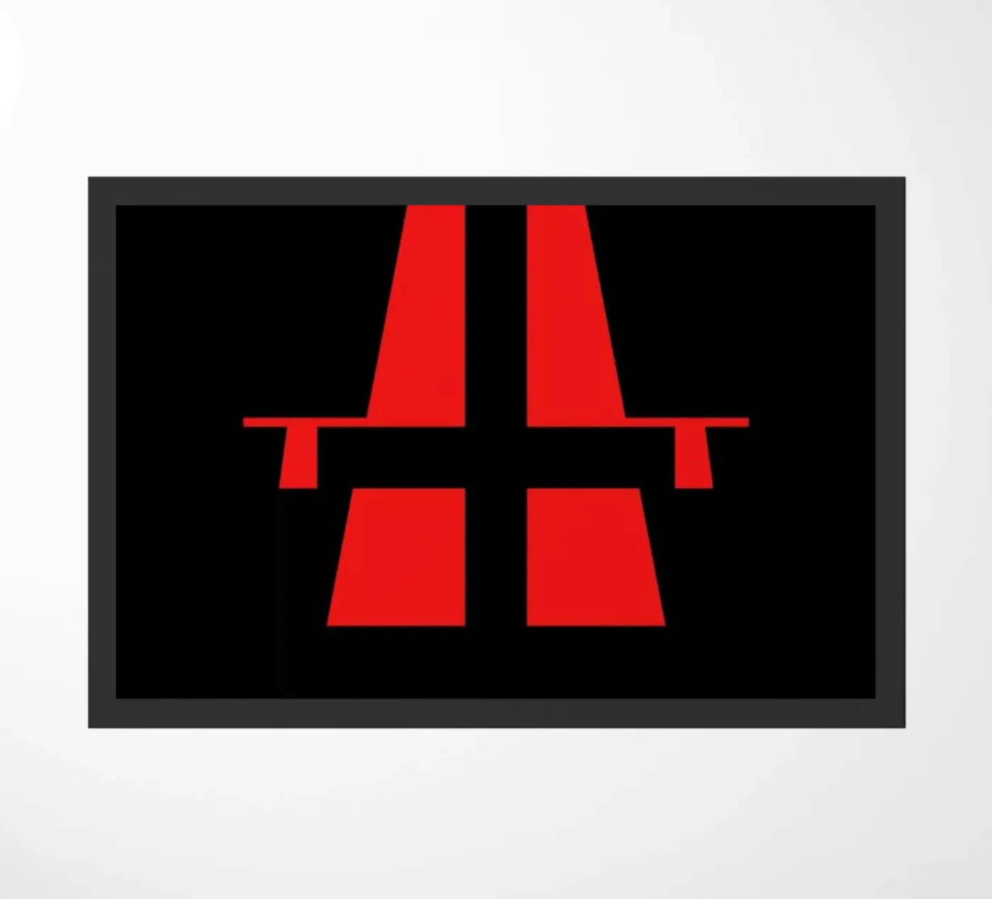 Highway to Hell doormat by Viktor Hertz