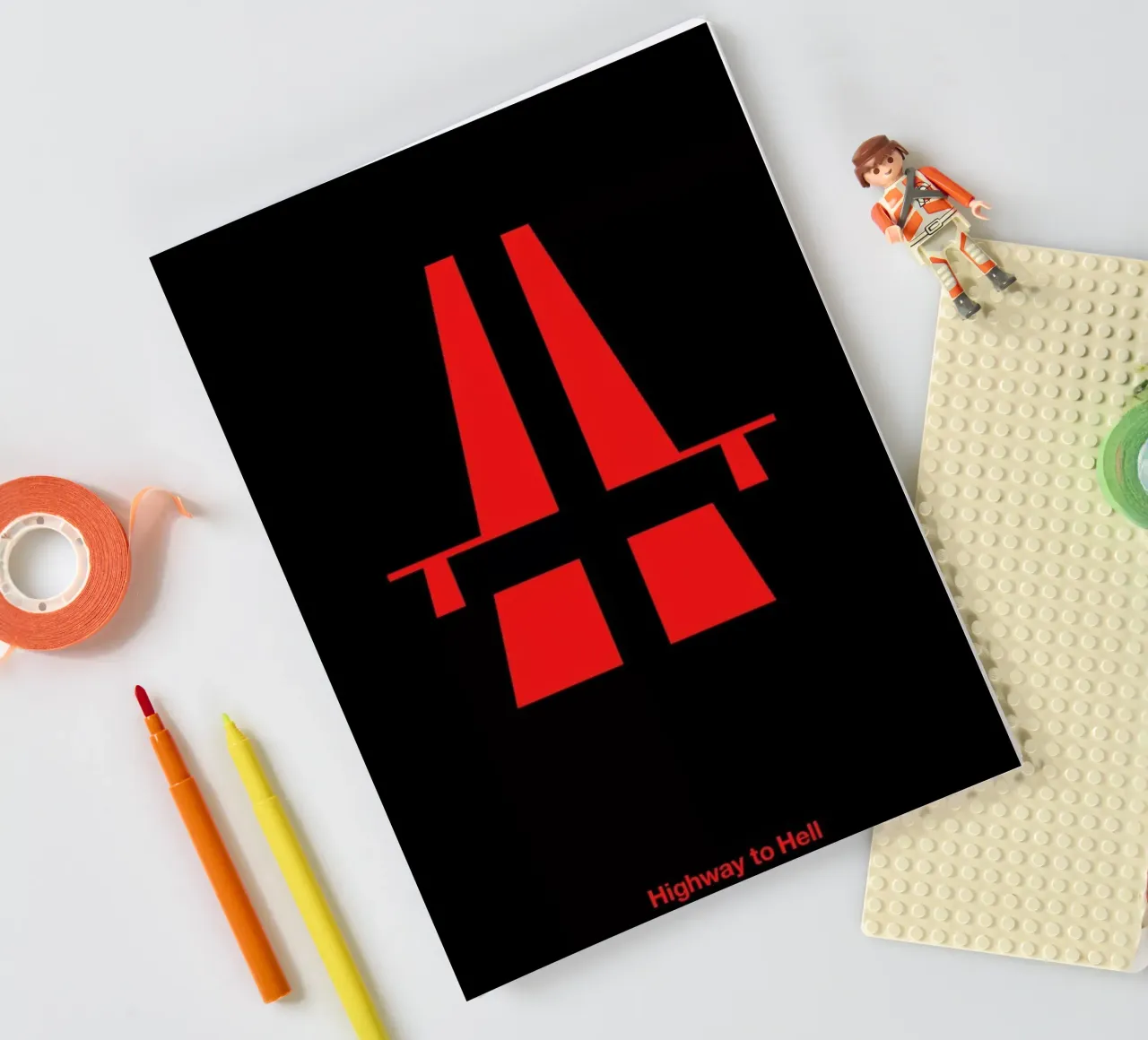 Highway to Hell notebook by Viktor Hertz