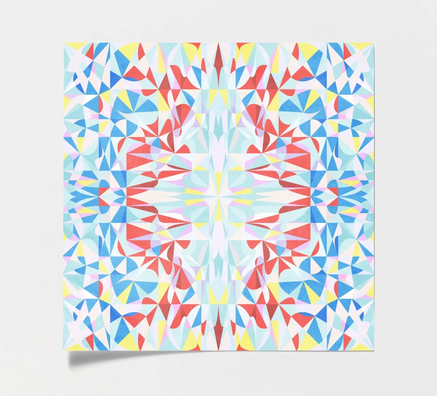 Rustiger stickervel van Abstract Joy