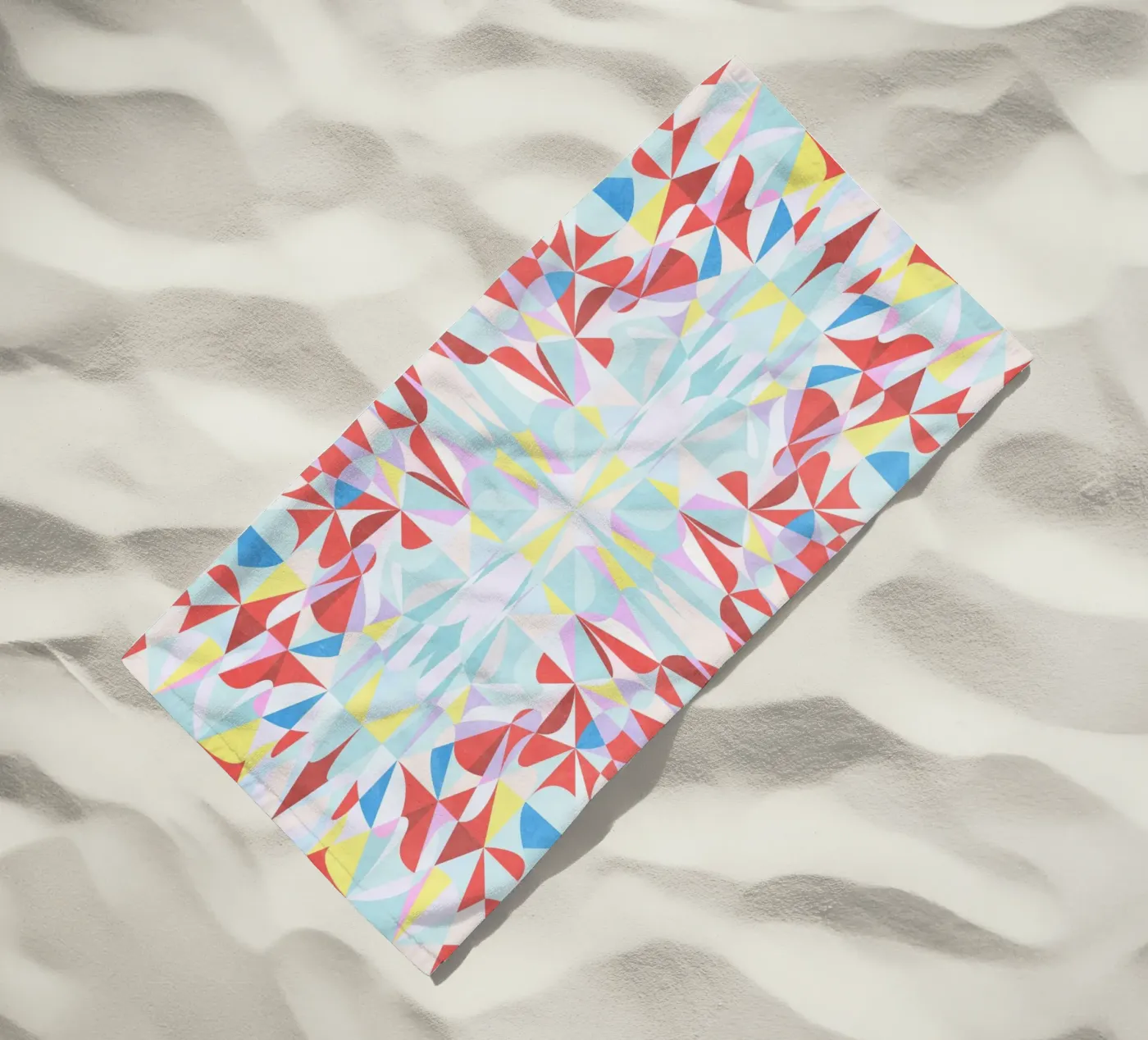 Rustiger strandhanddoek van Lines Inside