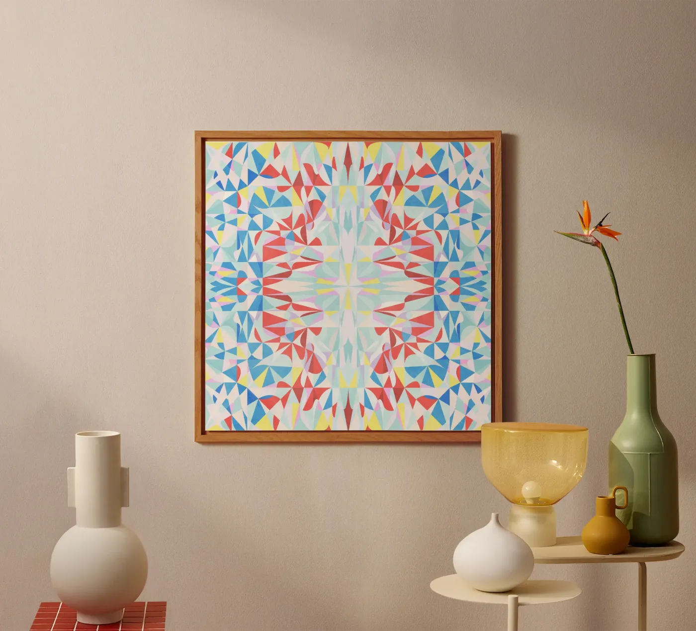 Rustiger forex-plaat van Abstract Joy