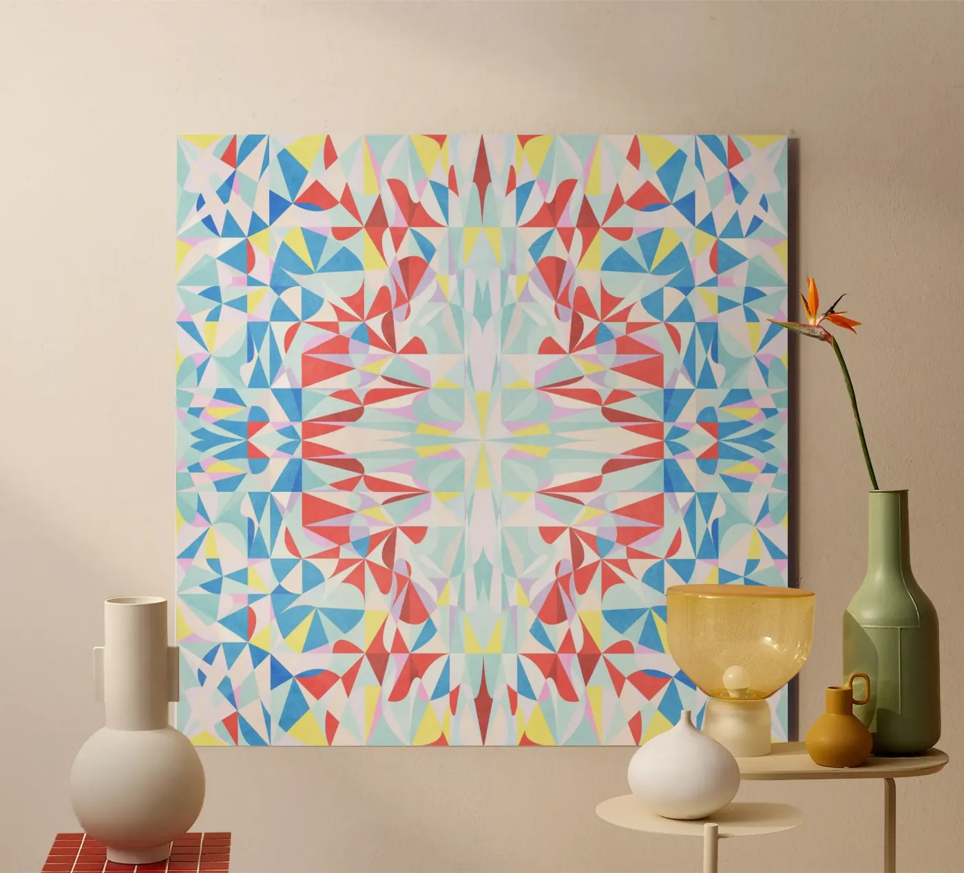 Rustiger forex-plaat van Abstract Joy