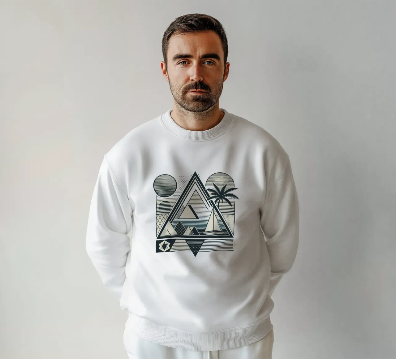 Fuga geometrica felpa da artdesign1985