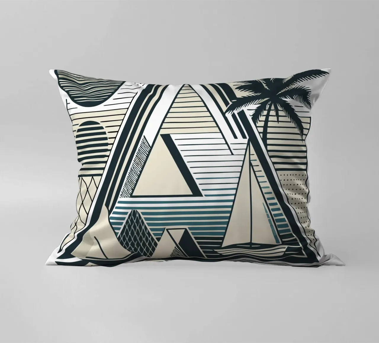 Fuga geometrica cuscino da artdesign1985