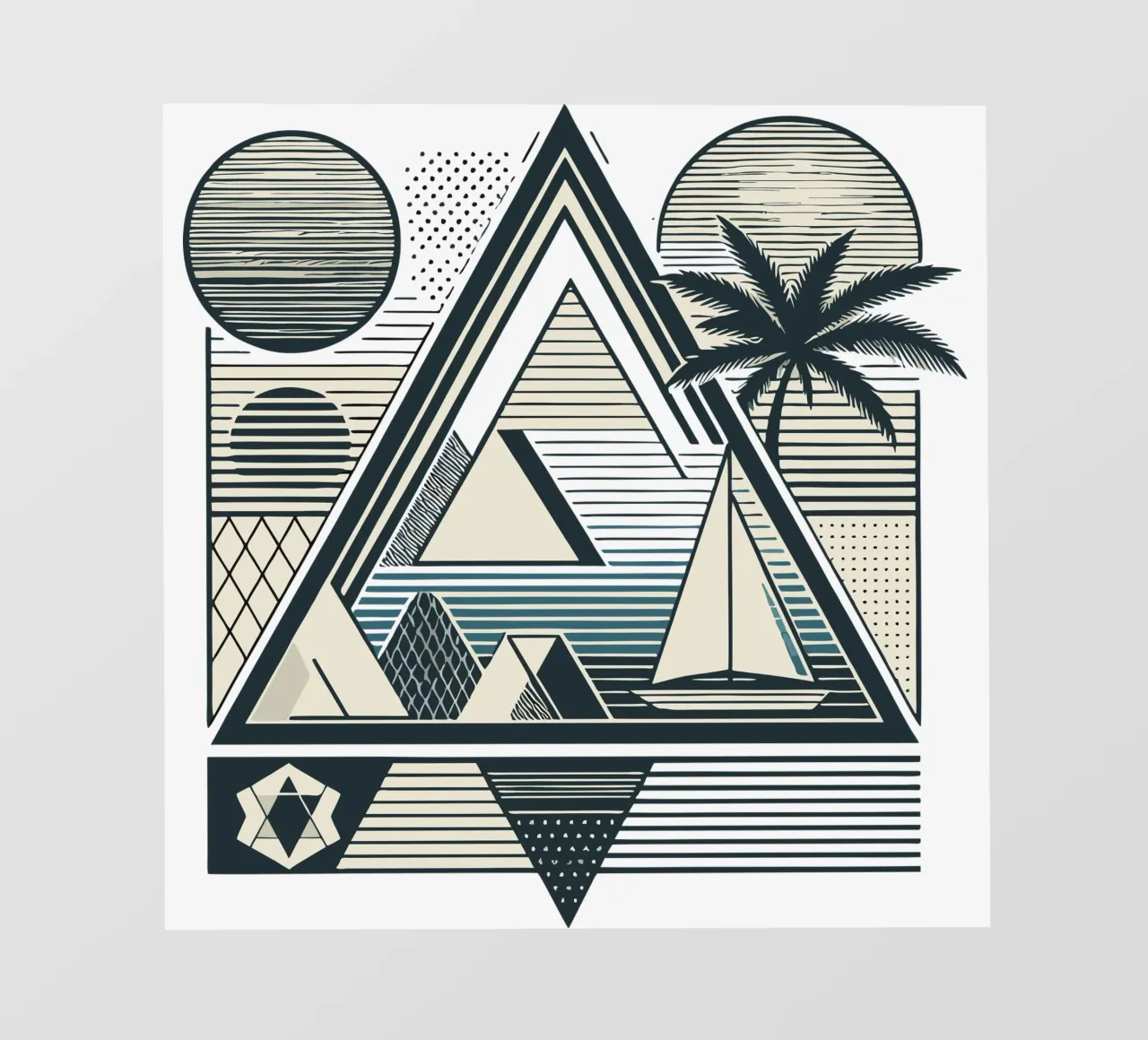 Fuga geometrica pellicola backlit da artdesign1985