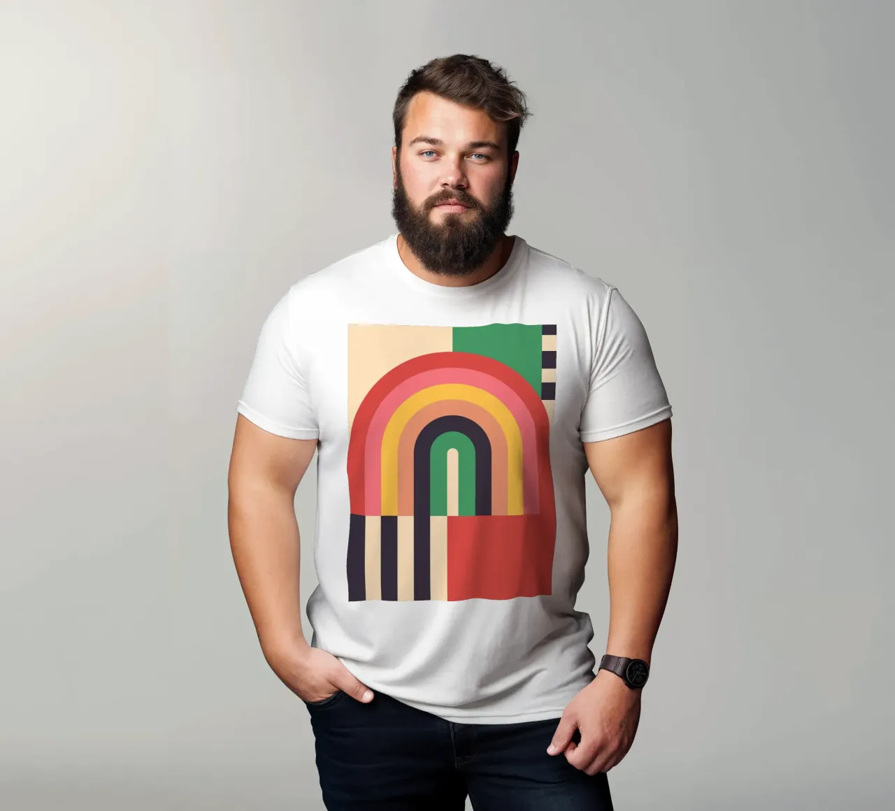 Astrazione geometrica 019 t-shirt da Gaite