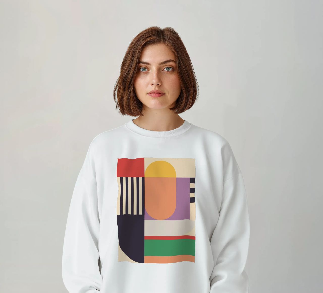 Geometric Abstraction 020 sweatshirt by Gaite