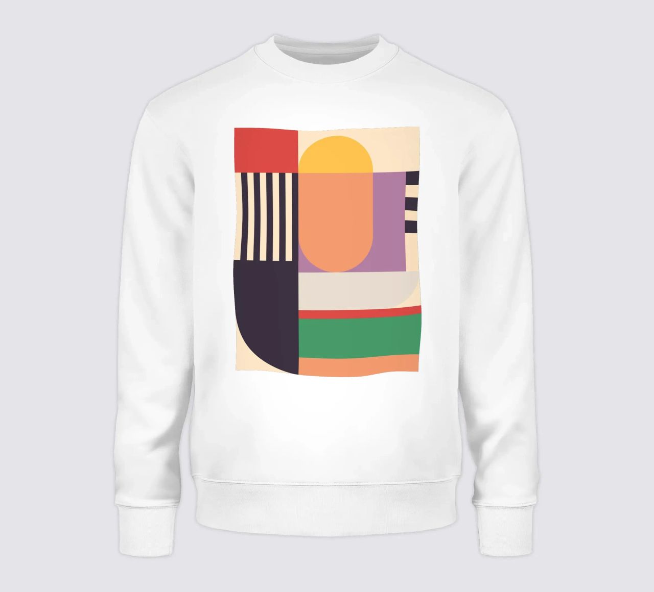 Geometric Abstraction 020 sweatshirt by Gaite