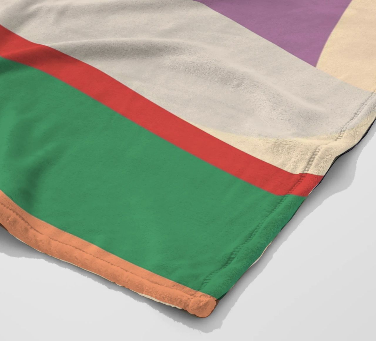 Geometric Abstraction 020 fleece blanket by Gaite