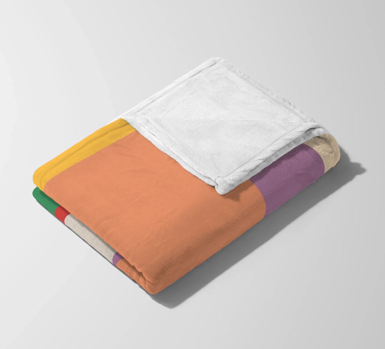 Geometric Abstraction 020 fleece blanket by Gaite