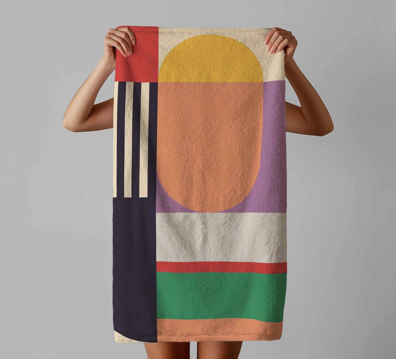 Geometric Abstraction 020 towel by Gaite