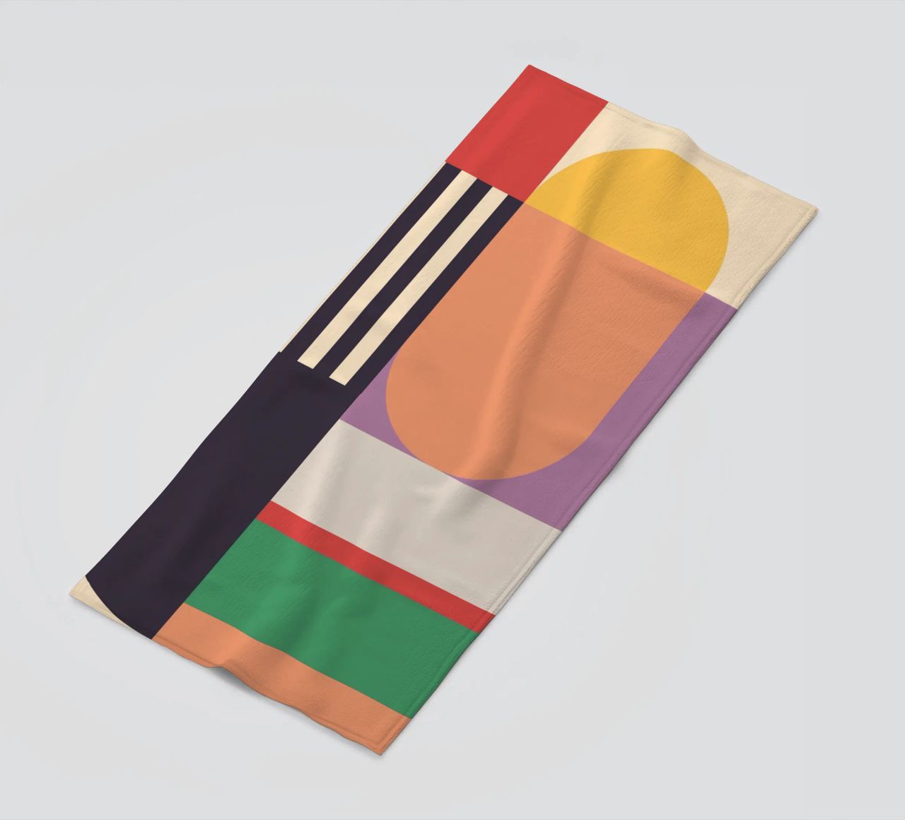 Geometric Abstraction 020 beach towel by Gaite