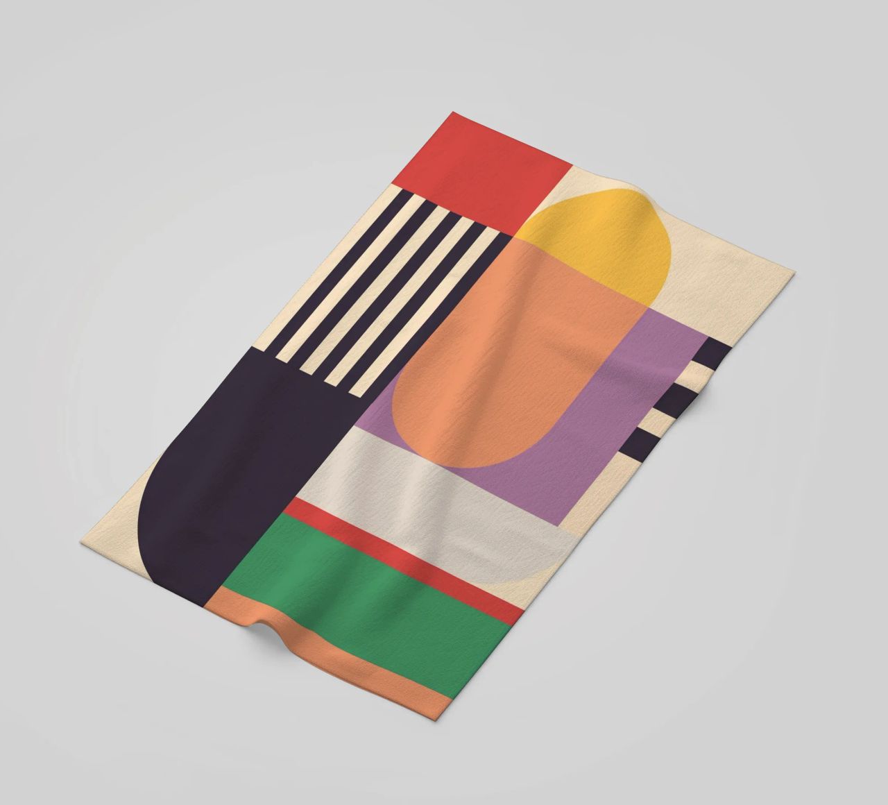 Geometric Abstraction 020 beach towel by Gaite