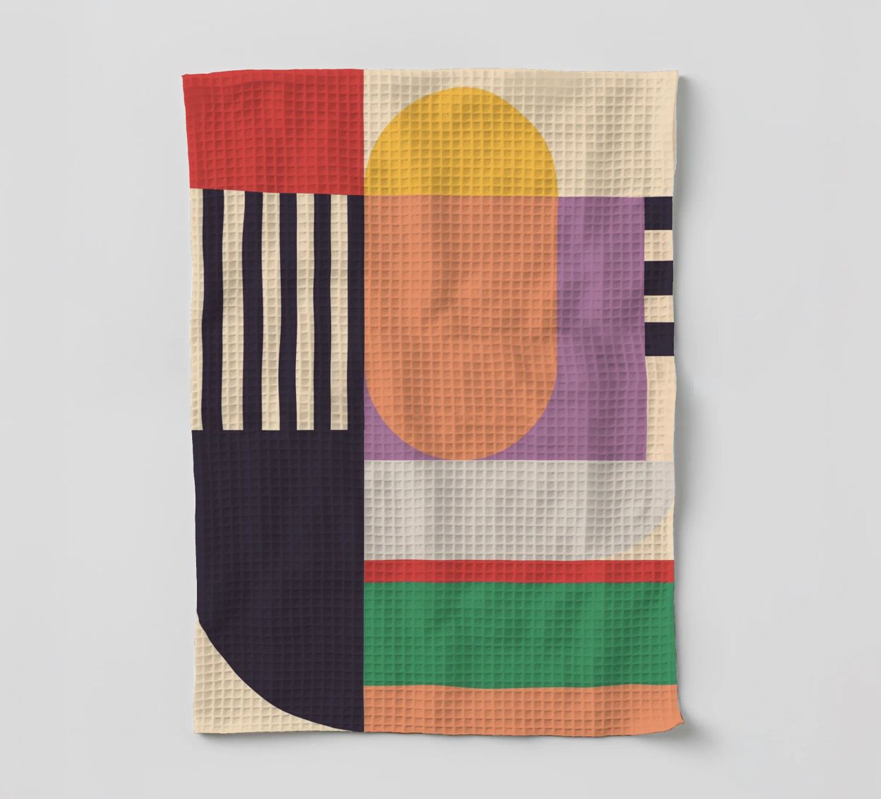 Geometric Abstraction 020 tea towel by Gaite