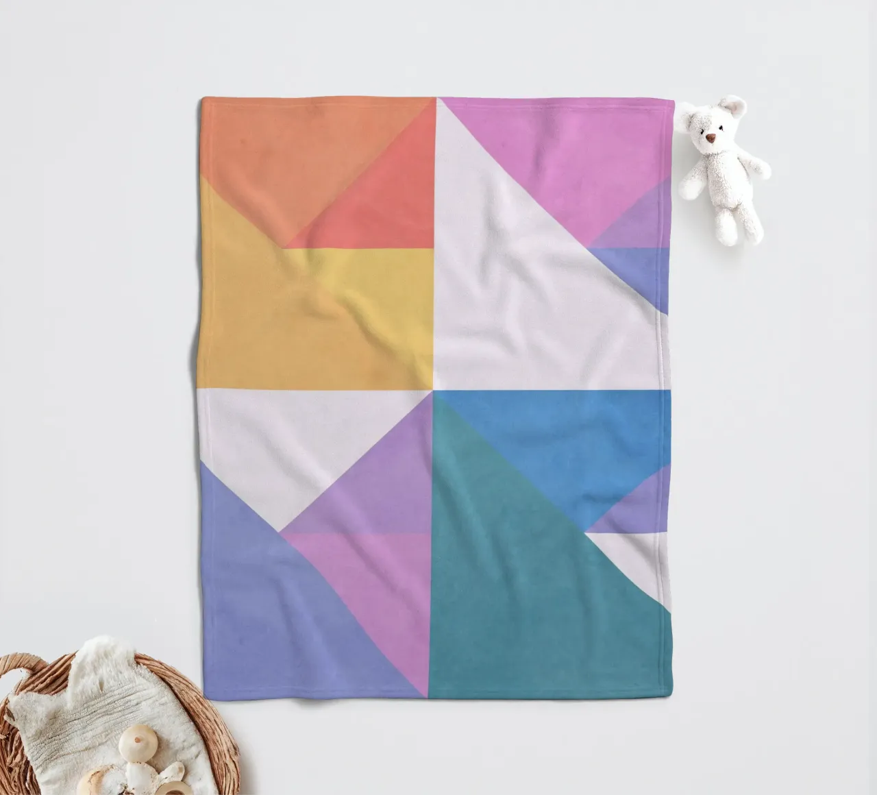 Happy Lines coperta in pile da lovely lines