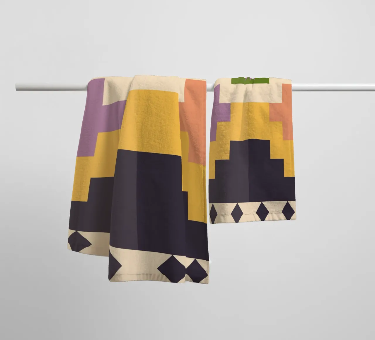 Geometric Abstraction 021 towel by Gaite