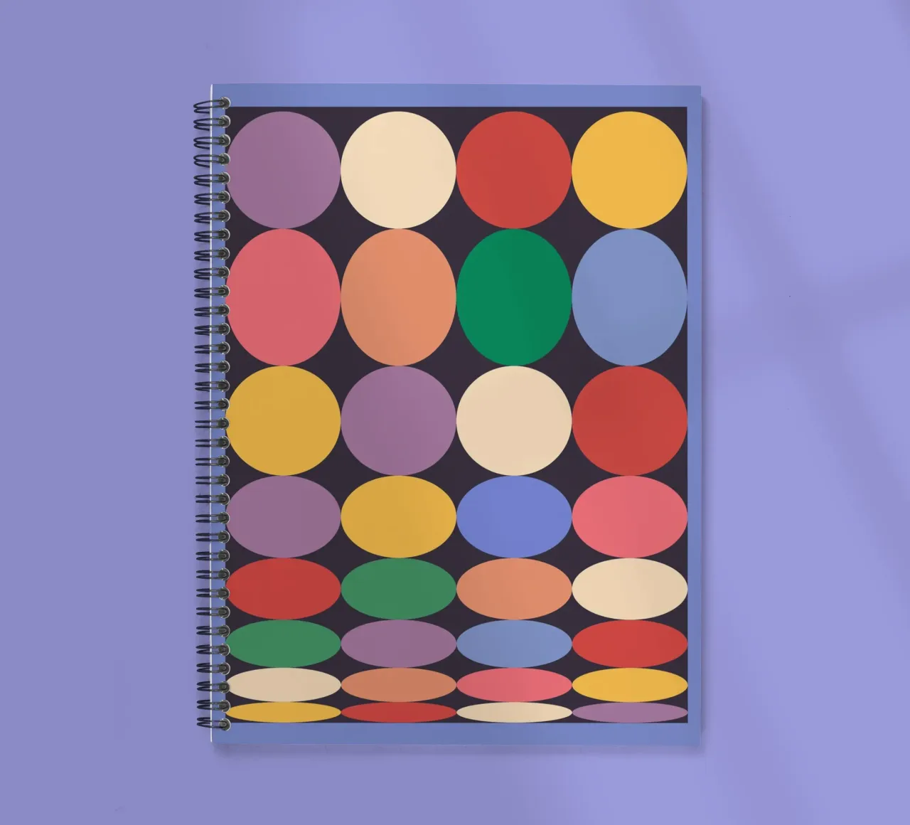 Geometric Abstraction 022 spiral notebook by Gaite