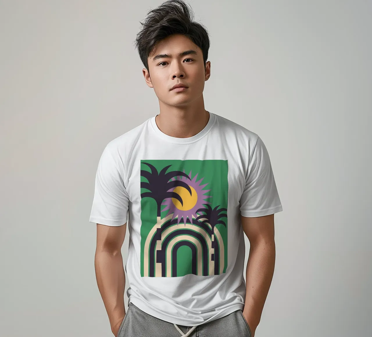 Astrazione geometrica 023 t-shirt da Gaite