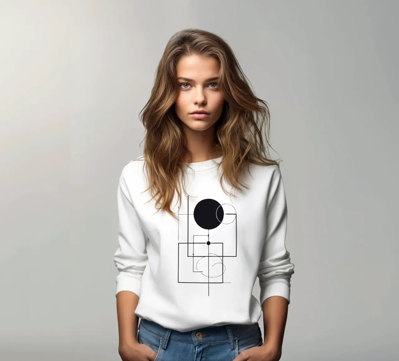 Geometría abstracta sudadera de artdesign1985