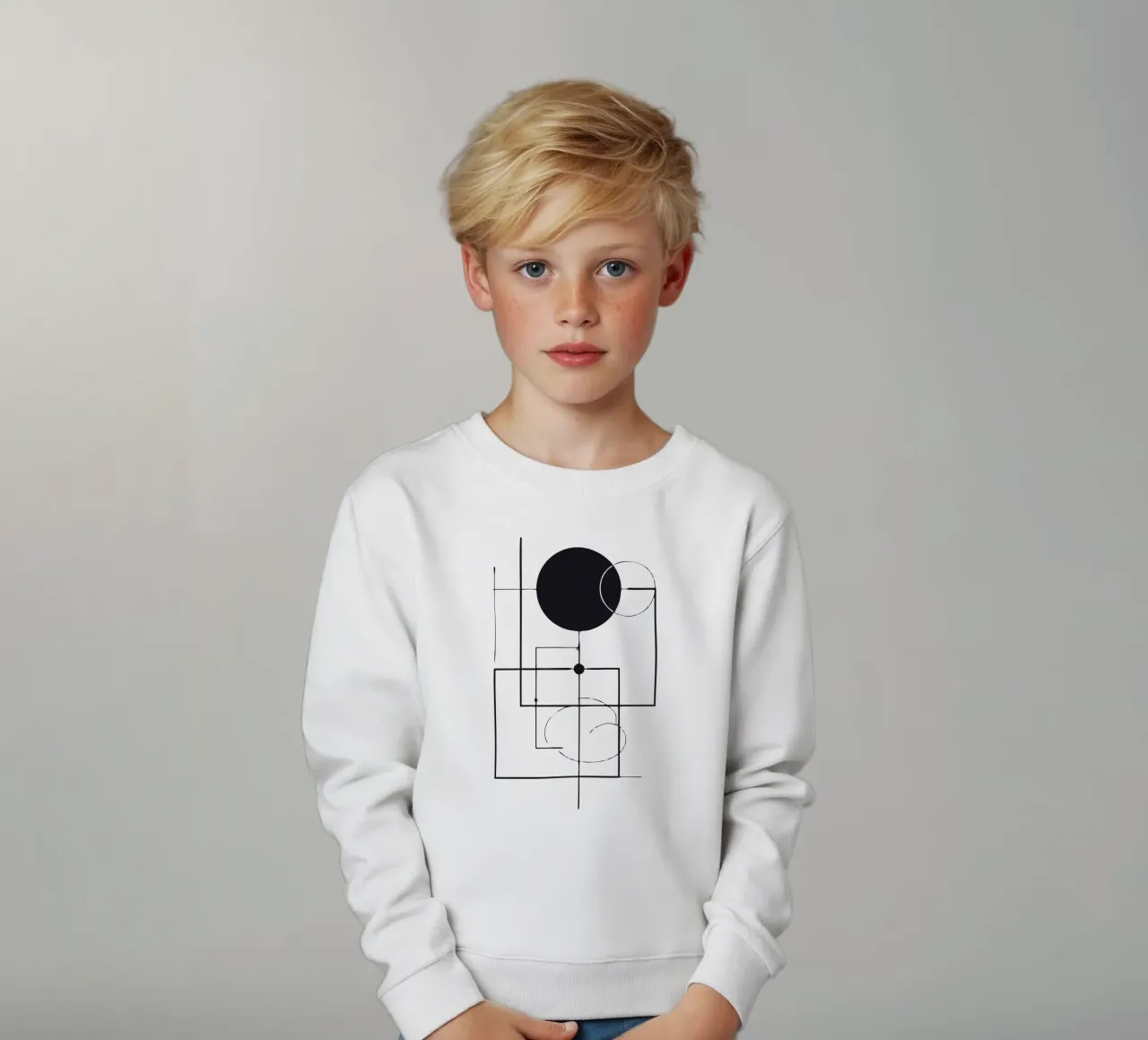 Geometria astratta felpa bambino da artdesign1985