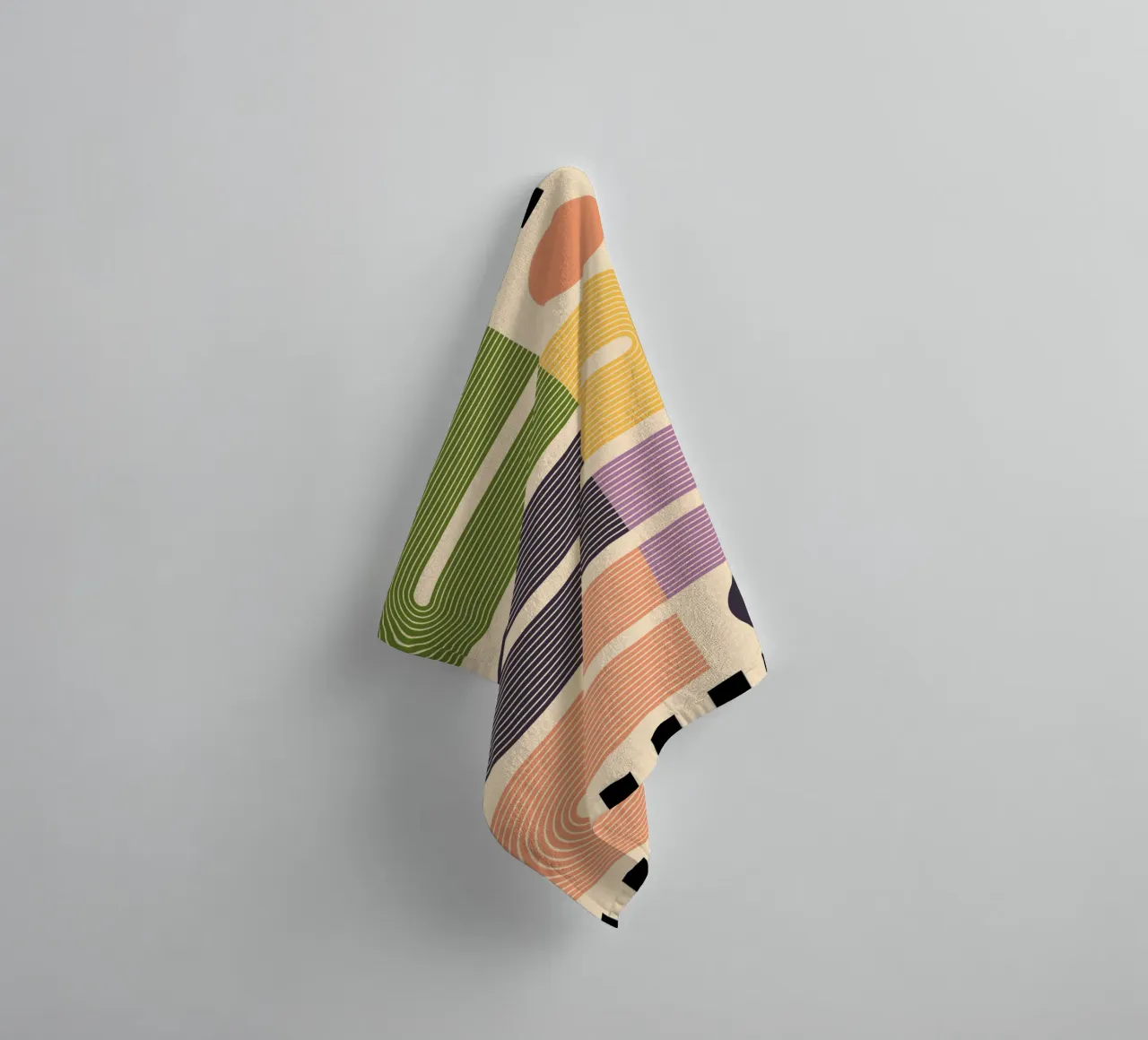Geometric Abstraction 024 towel by Gaite