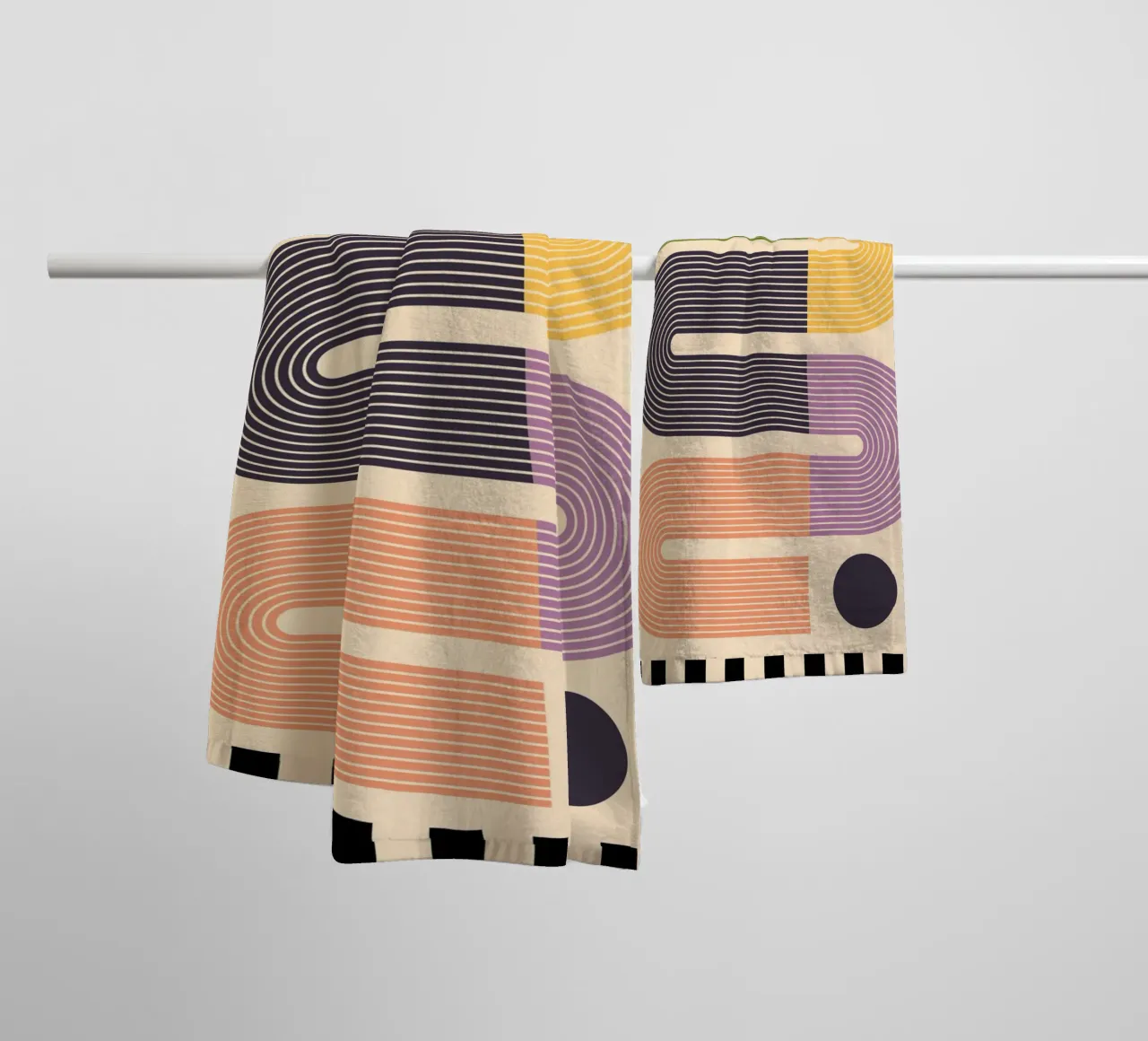 Geometric Abstraction 024 towel by Gaite