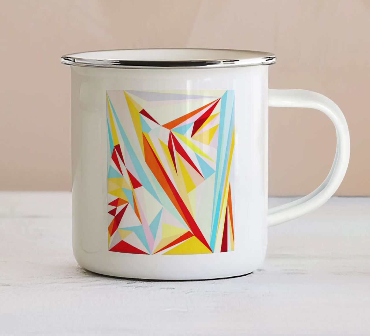 Love Lines tazza in smalto da lovely lines