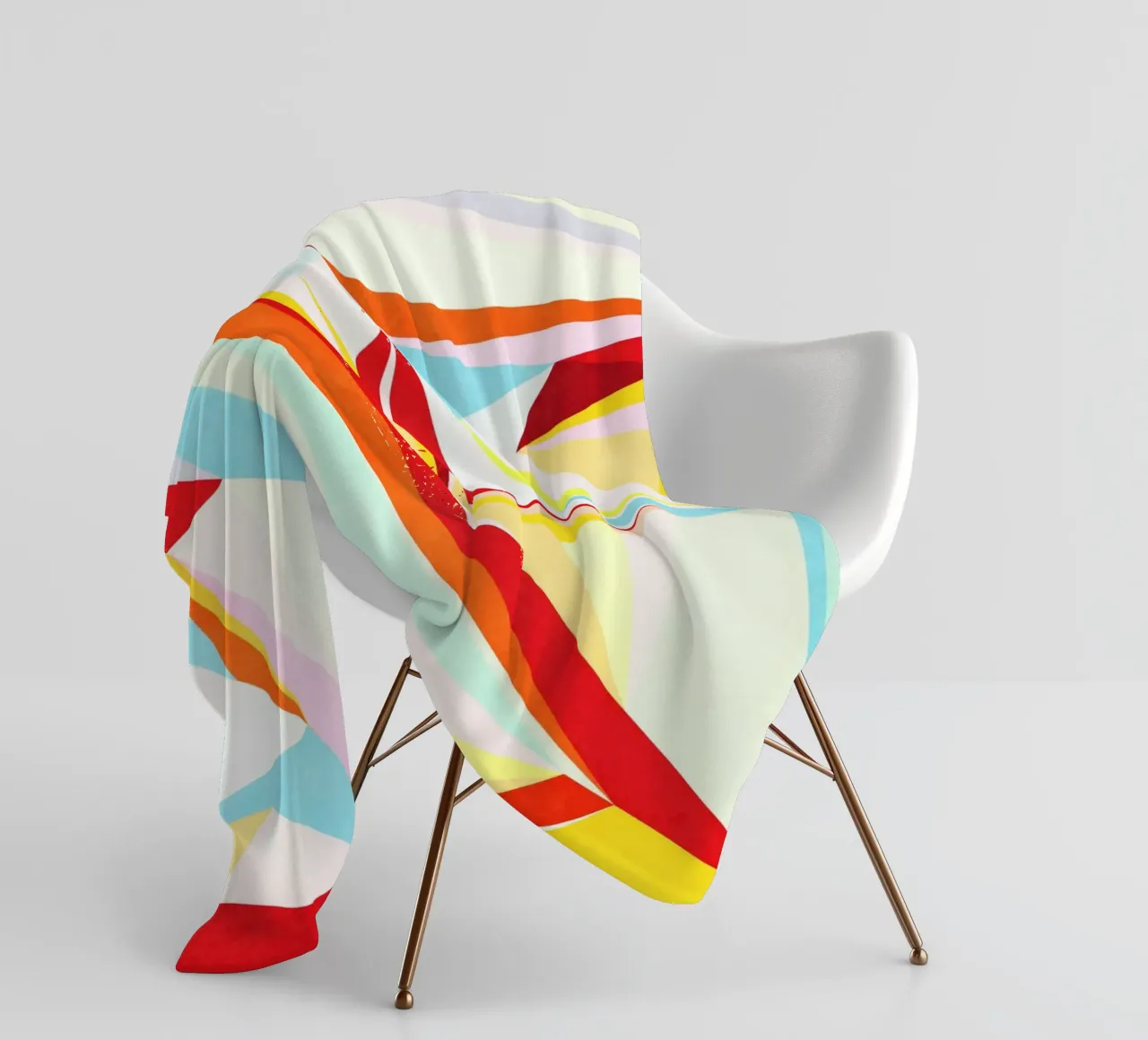 Love Lines fleece blanket by lovely lines