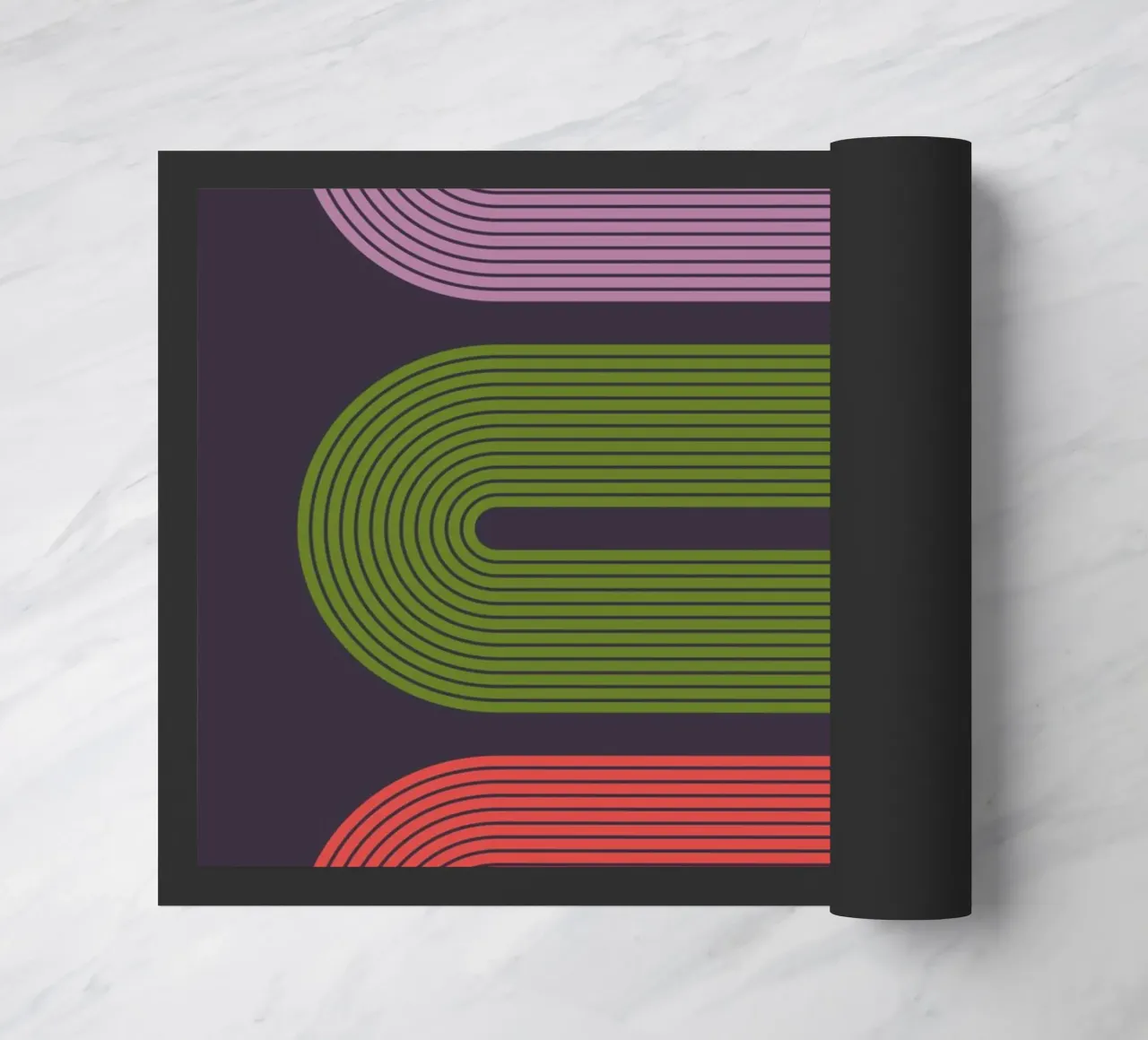 Geometric Abstraction 025 doormat by Gaite