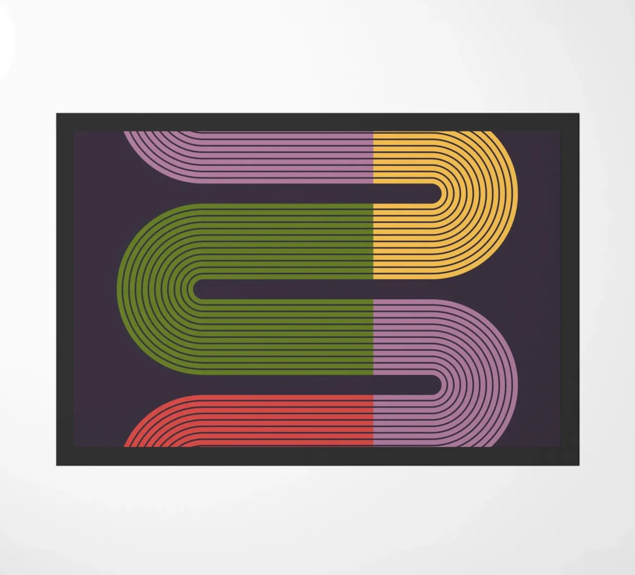 Geometric Abstraction 025 doormat by Gaite