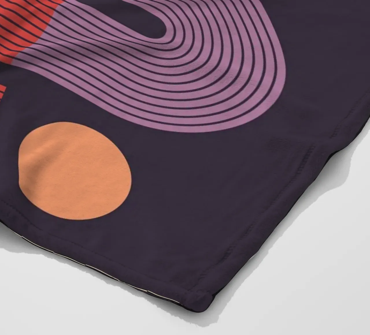 Astrazione geometrica 025 coperta in pile da Gaite