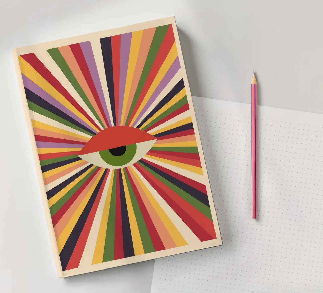 Geometric Abstraction 027 notebook by Gaite