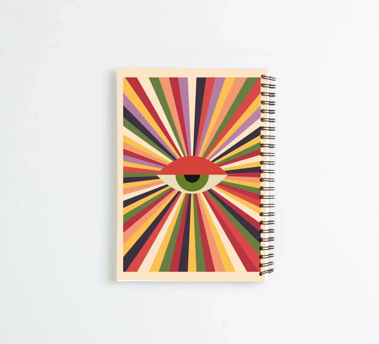 Geometric Abstraction 027 spiral notebook by Gaite