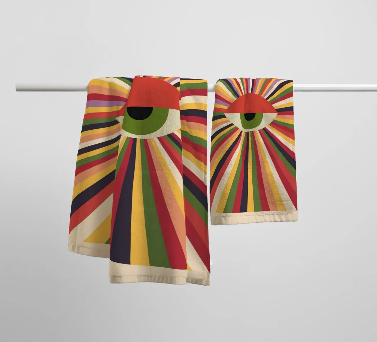Geometric Abstraction 027 towel by Gaite