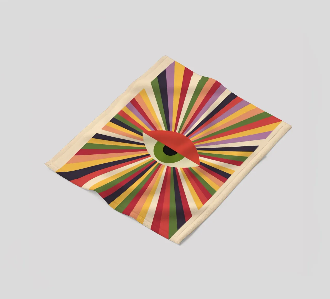 Geometric Abstraction 027 fleece blanket by Gaite