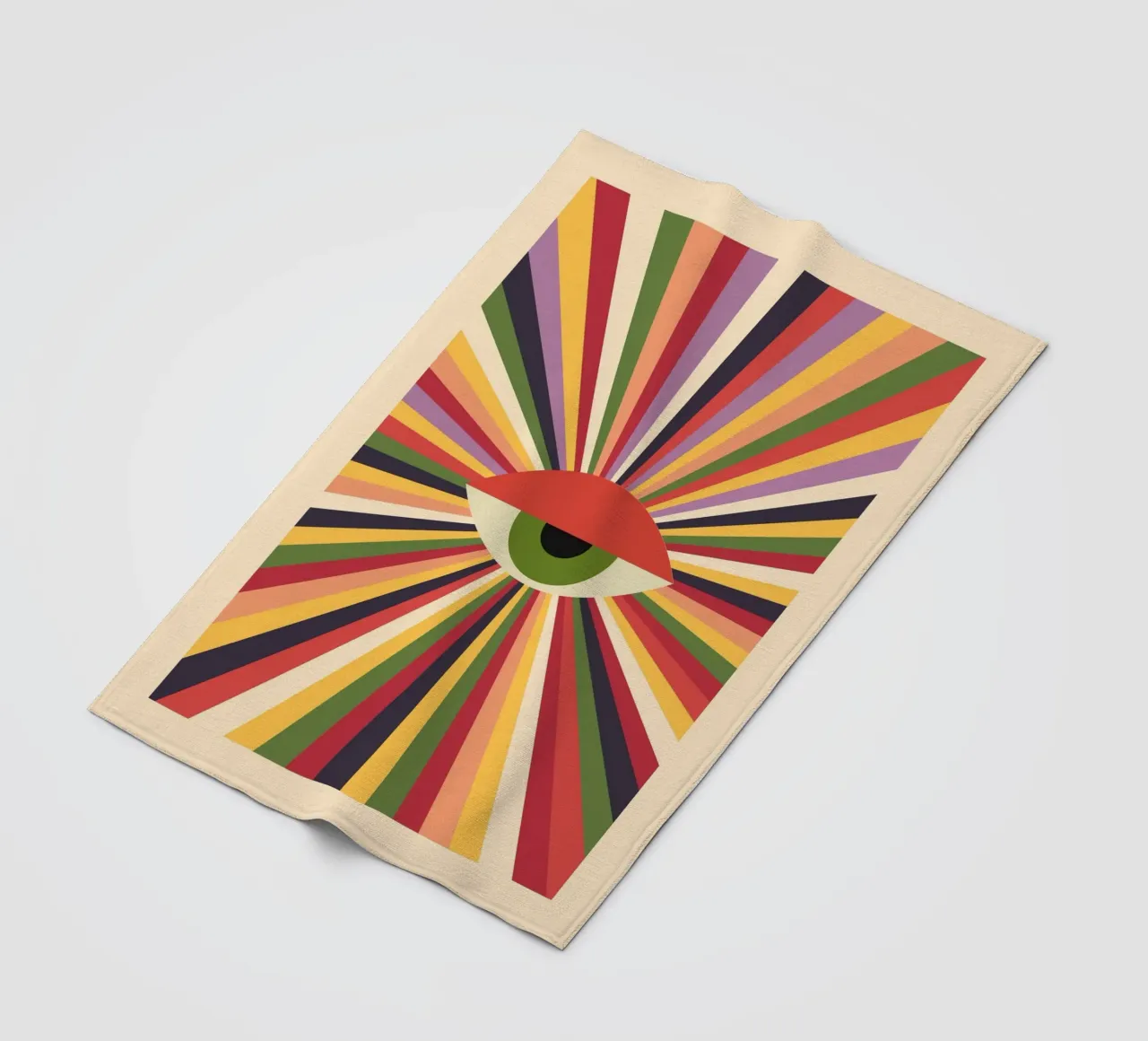 Geometric Abstraction 027 fleece blanket by Gaite