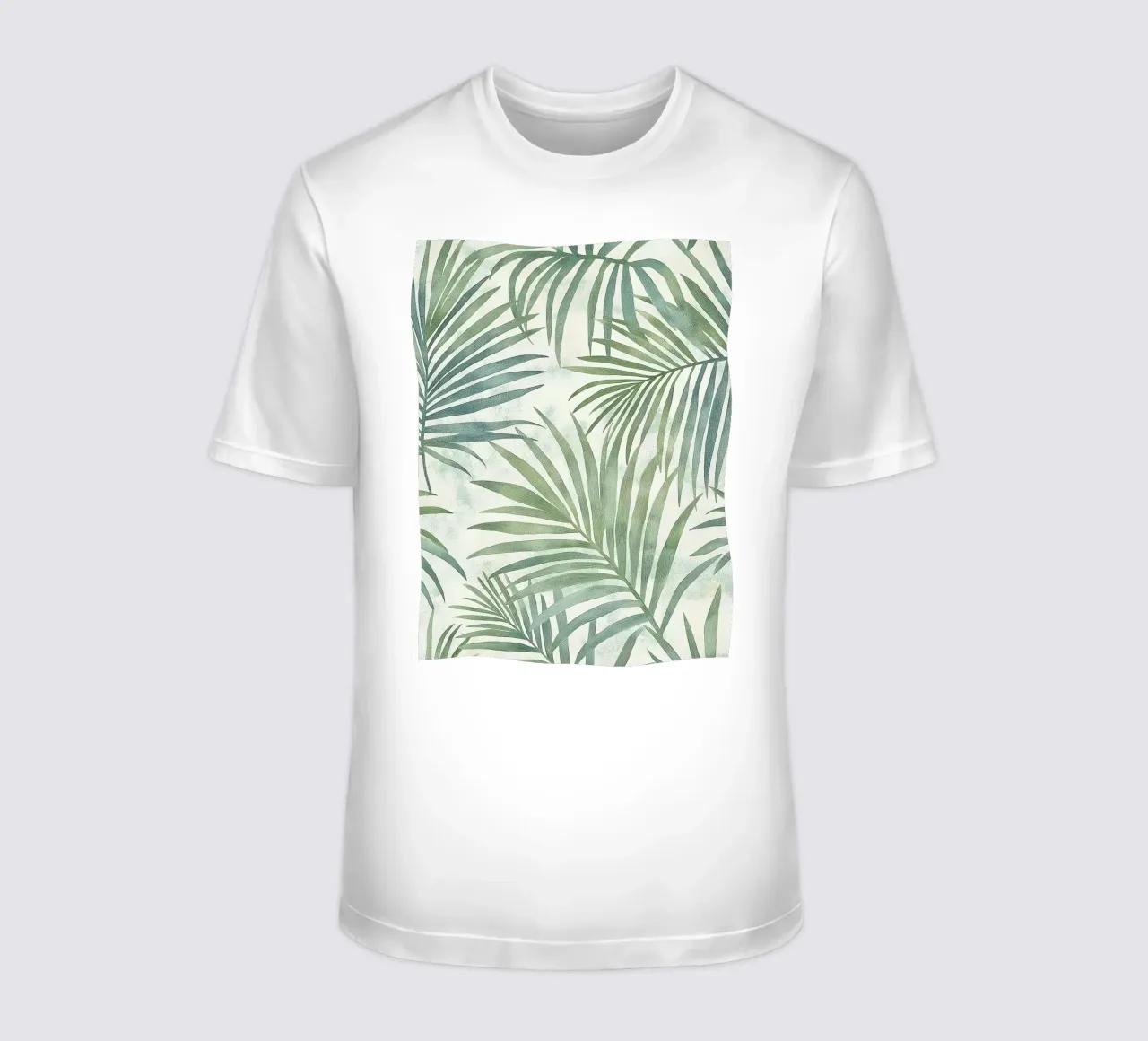 Foglie di palma botaniche Boho Tropical Greenery Piante d'arte t-shirt da Gentle Echoes Art