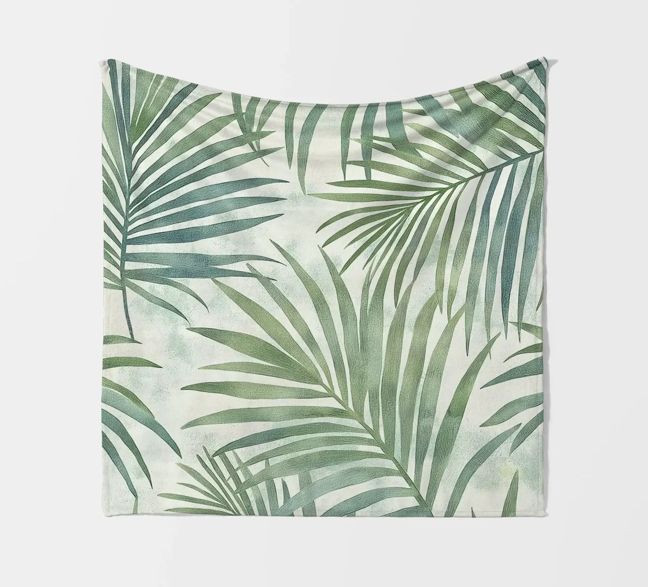 Foglie di palma botaniche Boho Tropical Greenery Piante d'arte coperta in pile da Gentle Echoes Art