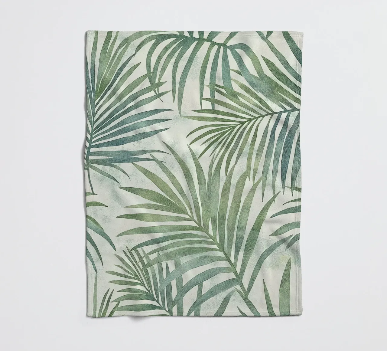 Foglie di palma botaniche Boho Tropical Greenery Piante d'arte coperta in pile da Gentle Echoes Art