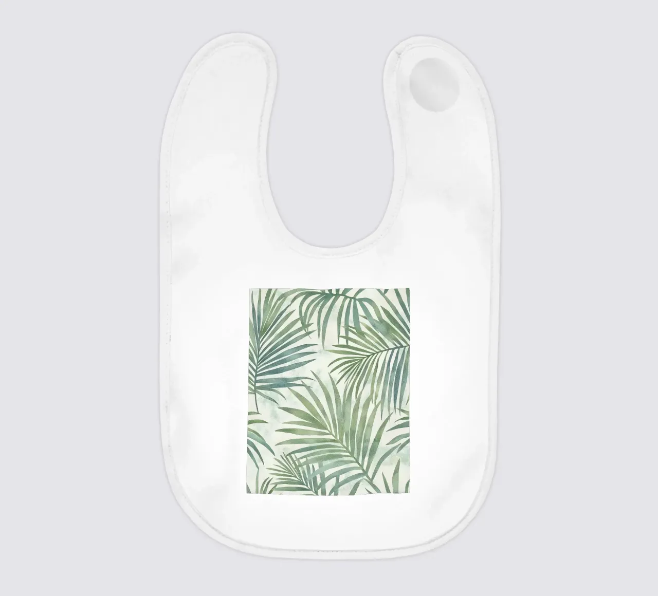 Foglie di palma botaniche Boho Tropical Greenery Piante d'arte bavaglino da Gentle Echoes Art