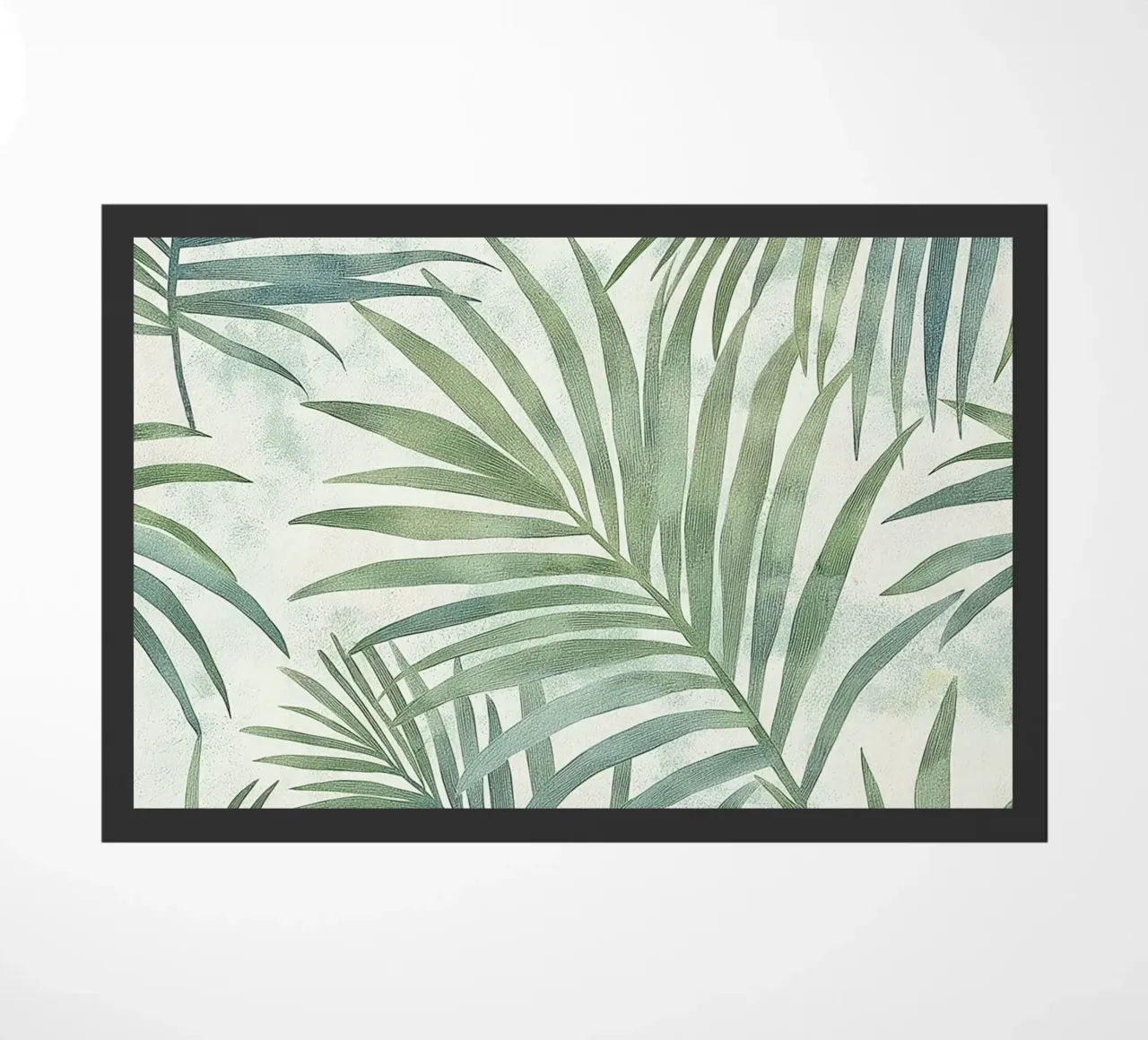 Foglie di palma botaniche Boho Tropical Greenery Piante d'arte zerbino da Gentle Echoes Art