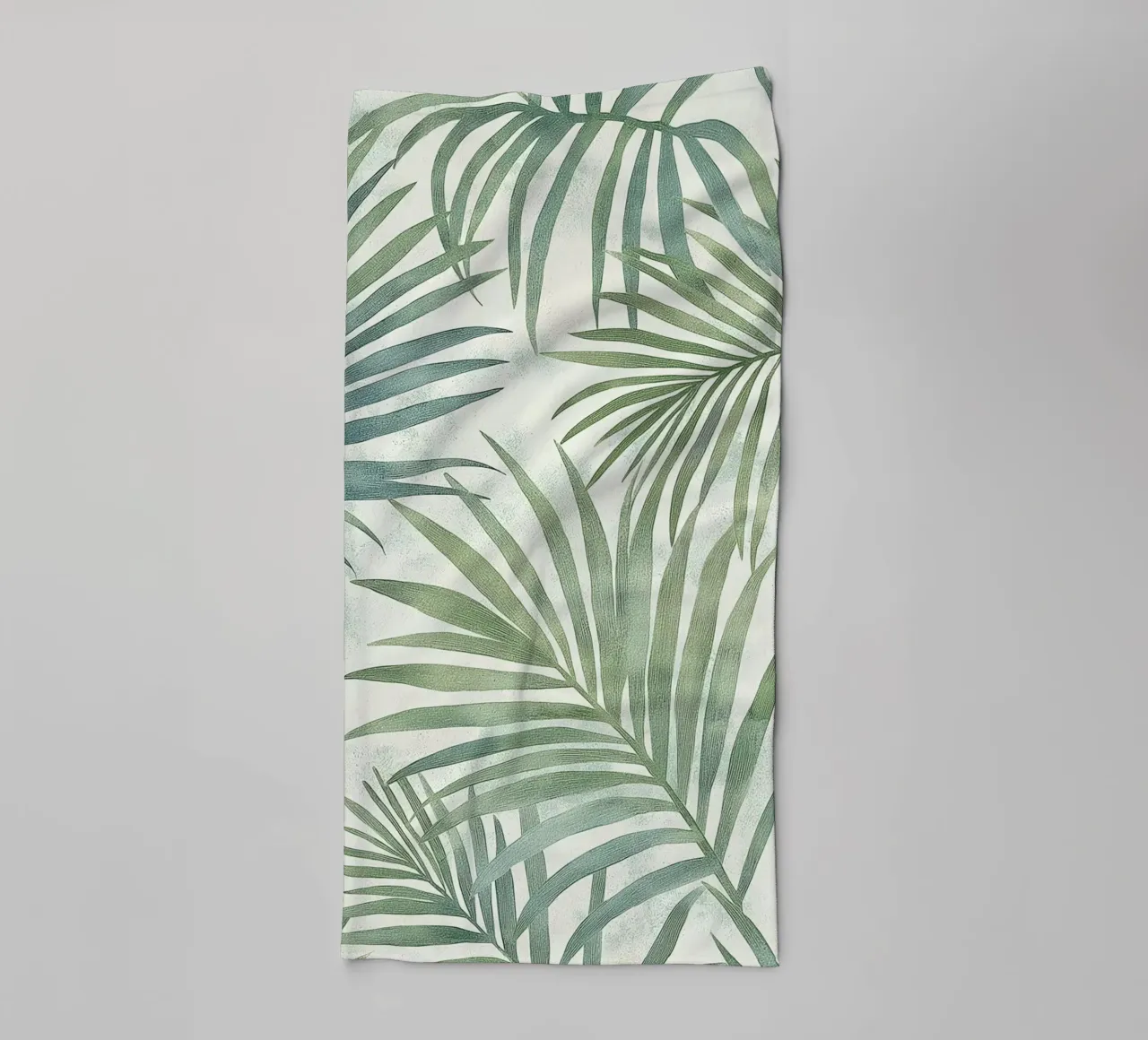Foglie di palma botaniche Boho Tropical Greenery Piante d'arte asciugamano da bagno da Gentle Echoes Art