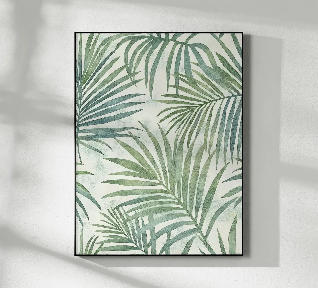 Foglie di palma botaniche Boho Tropical Greenery Piante d'arte plexiglass da Gentle Echoes Art