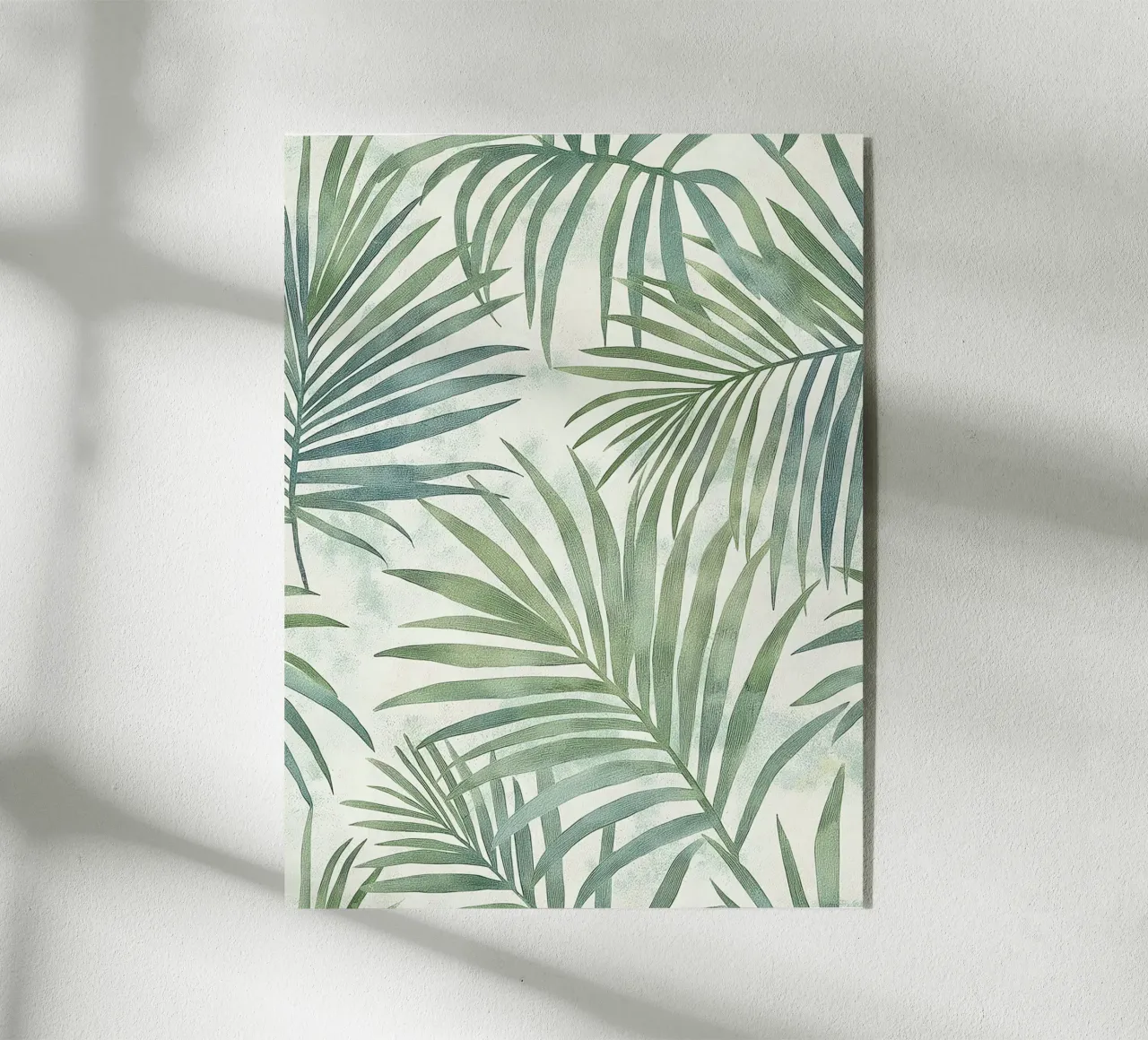 Foglie di palma botaniche Boho Tropical Greenery Piante d'arte plexiglass da Gentle Echoes Art