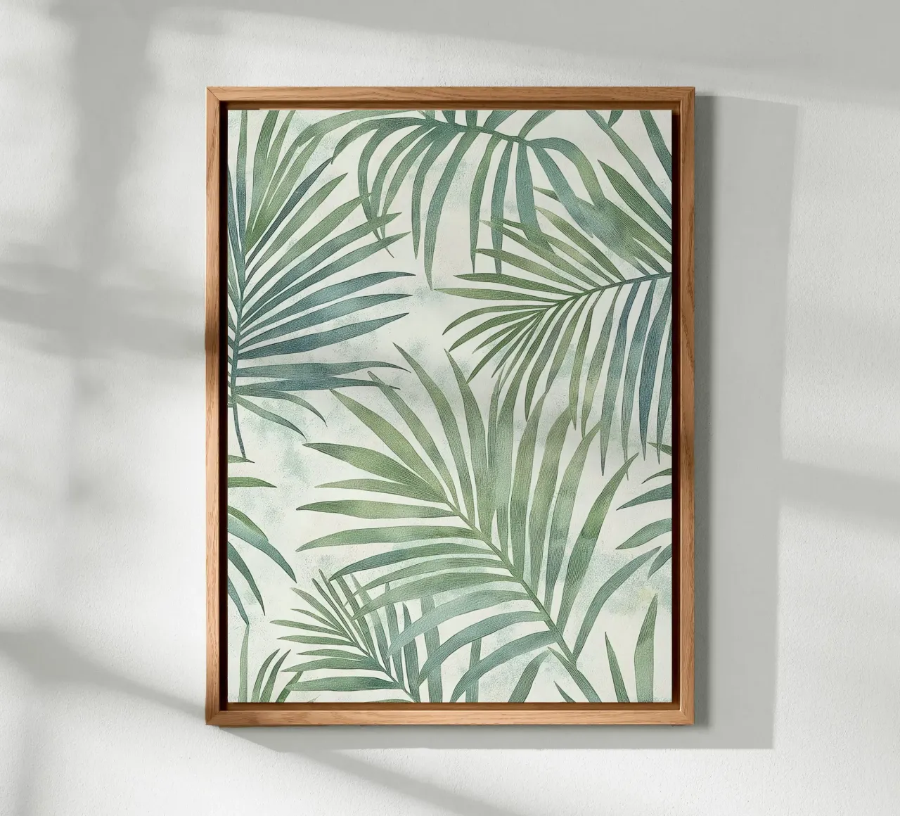 Foglie di palma botaniche Boho Tropical Greenery Piante d'arte alluminio dibond da Gentle Echoes Art