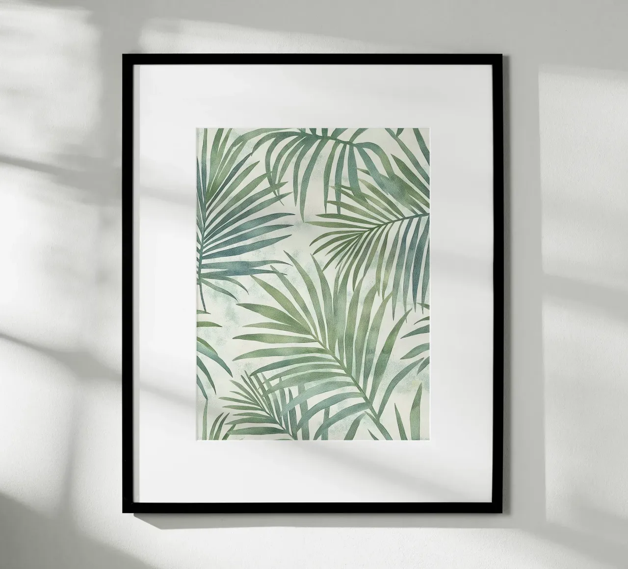 Foglie di palma botaniche Boho Tropical Greenery Piante d'arte carta hahnemühle da Gentle Echoes Art