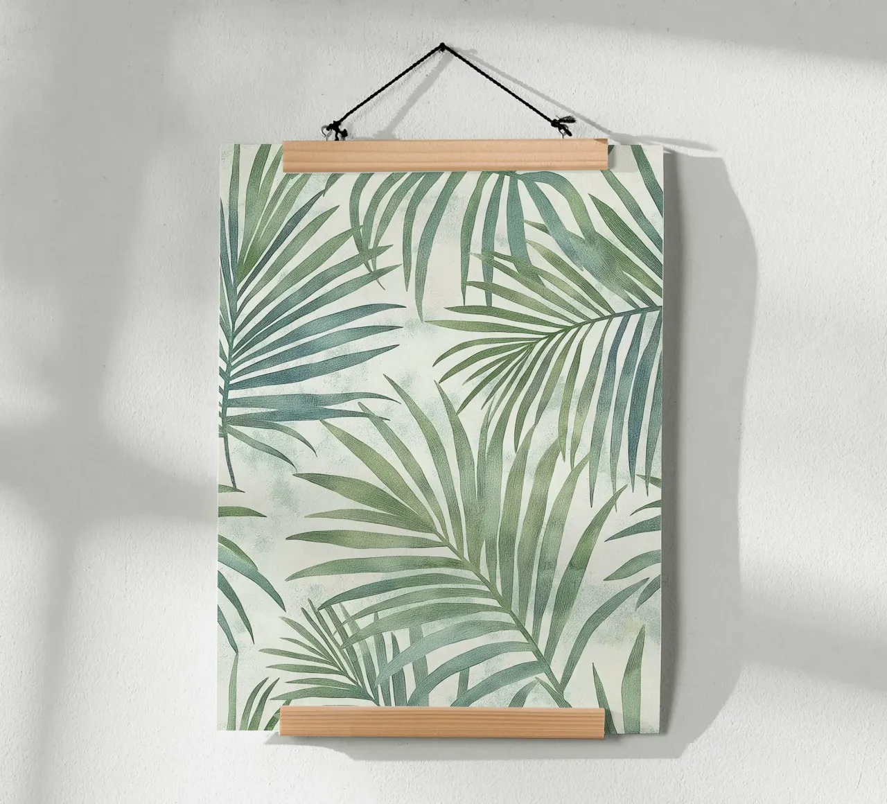 Foglie di palma botaniche Boho Tropical Greenery Piante d'arte carta hahnemühle da Gentle Echoes Art