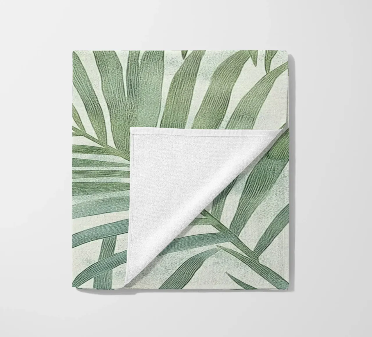 Foglie di palma botaniche Boho Tropical Greenery Piante d'arte telo mare da Gentle Echoes Art