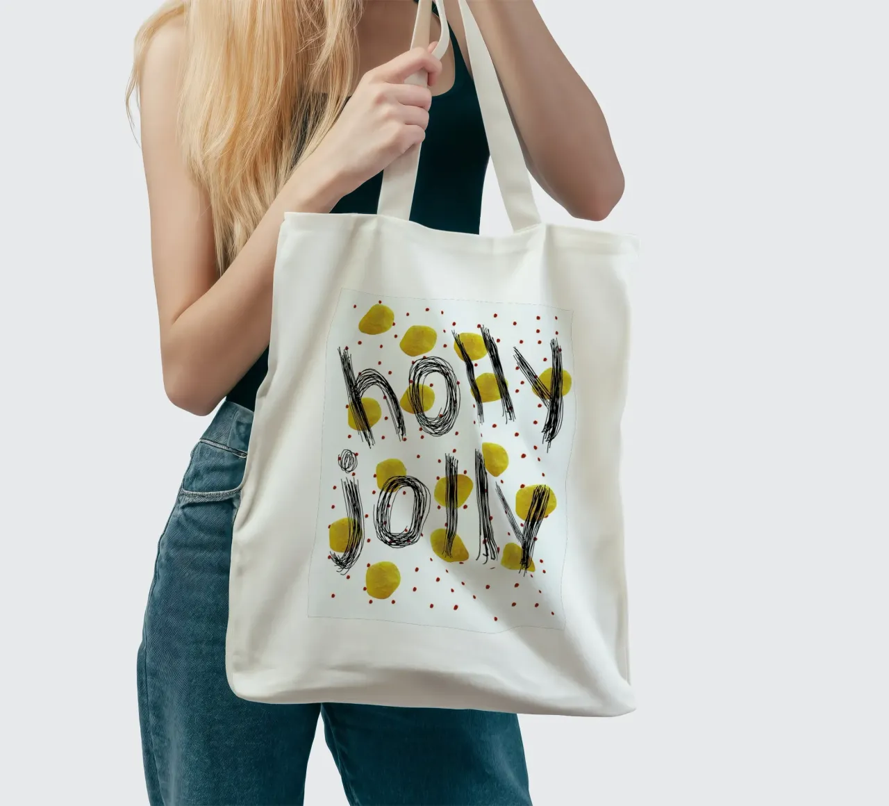 Holly Jolly borsa in juta da Froilein Juno