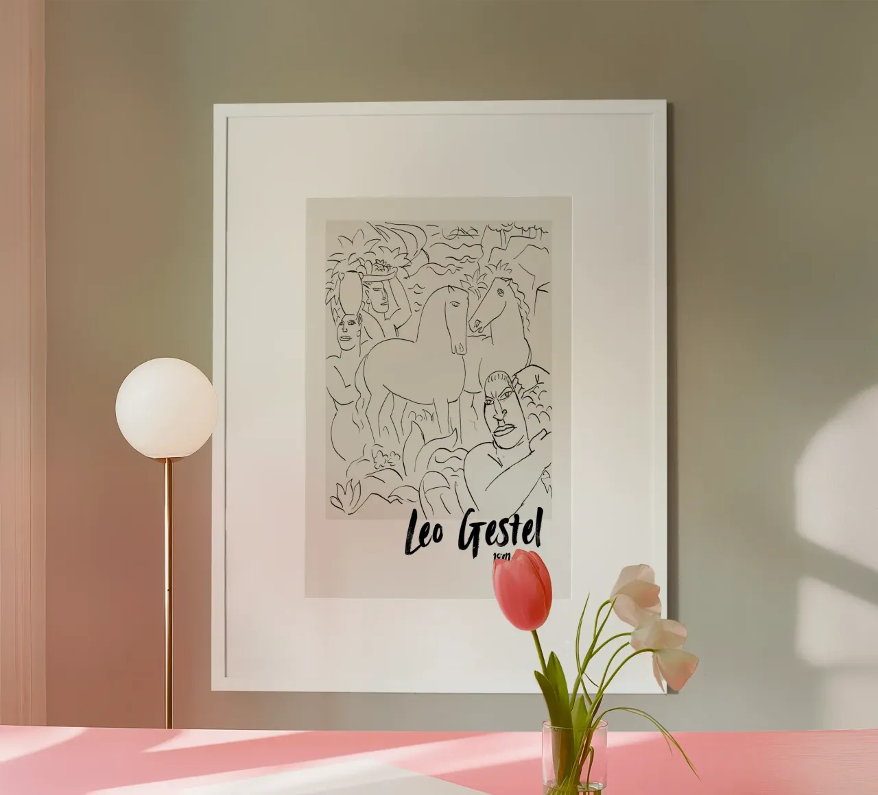 Paesaggio astratto poster da Second Canvas